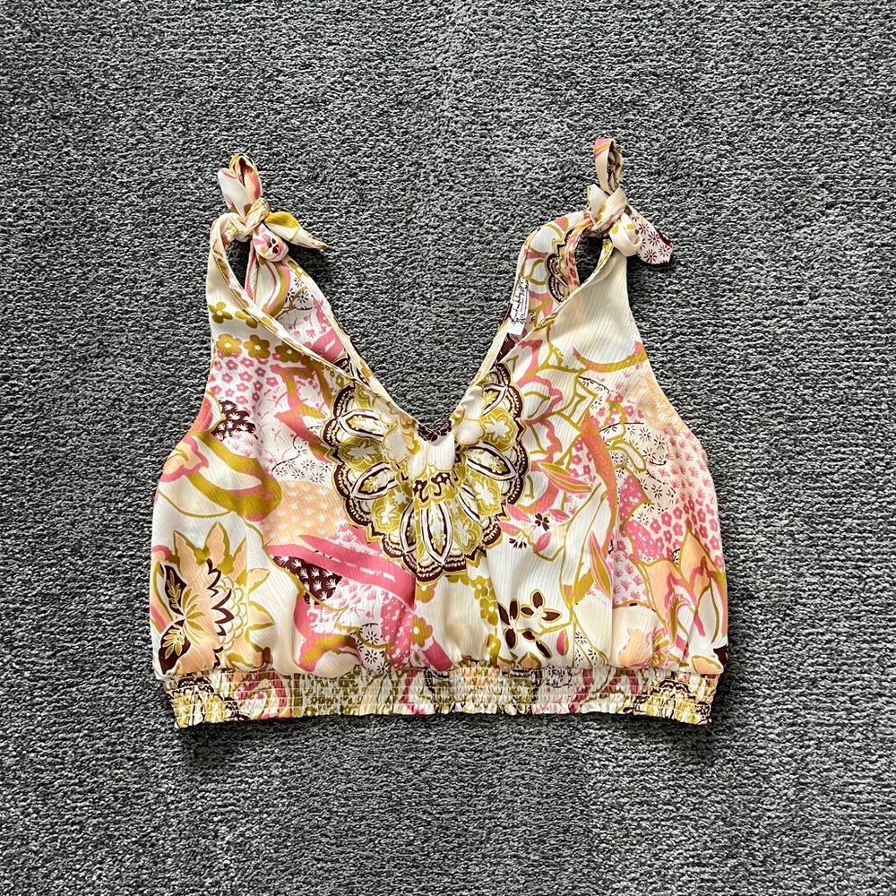 Free People Tie Tank Top